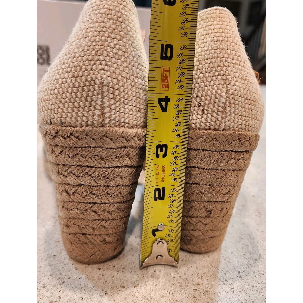Sonoma Gooseberry Wedge Shoes Dress Sandals Women’s Size 9.5 Gold Shiny New - Picture 7 of 13